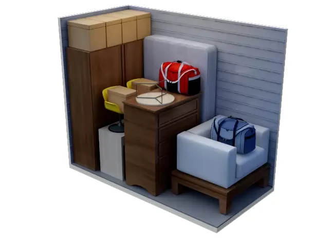 5 x 10 storage unit